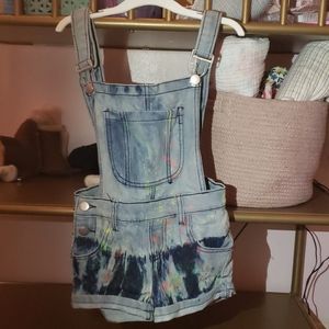 Girls overall shorts
